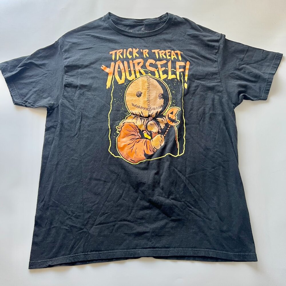 Mens XL Trick R Treat Yourself Sam Halloween Shirt